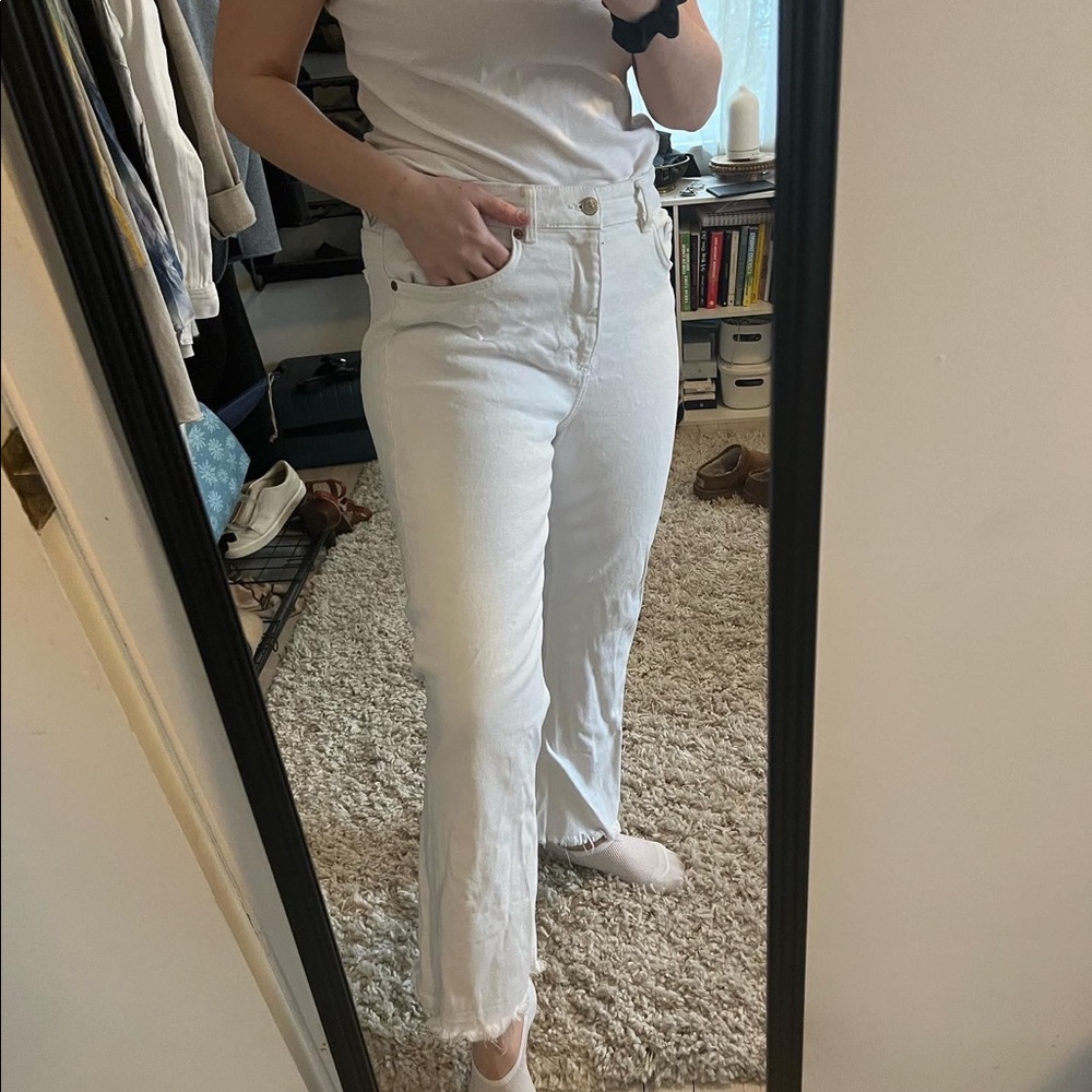 White Zara jeans